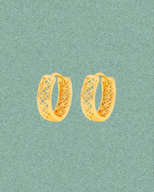 statement earrings: The Marrakech & Casablanca Earrings Inspired by Moroccan Tiles