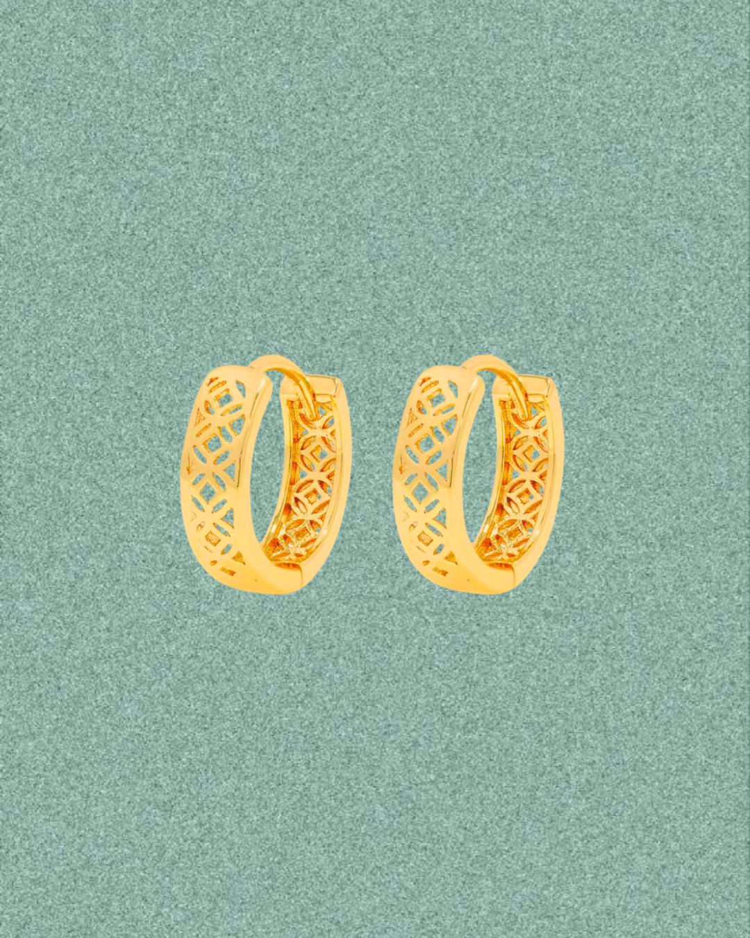 Gold plated hoop earrings named casablanca from ARDI